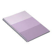 Lila Ombre Streifen Notizblock (Rechte Seite)