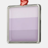 Lila Ombre Streifen Ornament Aus Metall (Links)