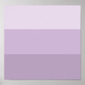 Lila Ombre Streifen Poster (Vorne)