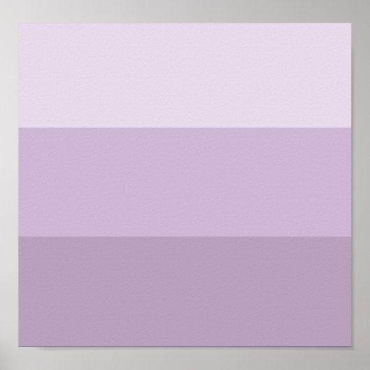 Lila Ombre Streifen Poster (Vorne)