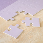 Lila Ombre Streifen Puzzle (Seite)