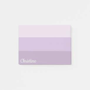 Lila Ombre Striped Post-it-Notizen Post-it Klebezettel