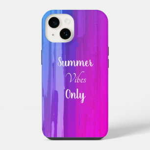 Lila Ombre Summer Vibes iPhone 14 Hülle