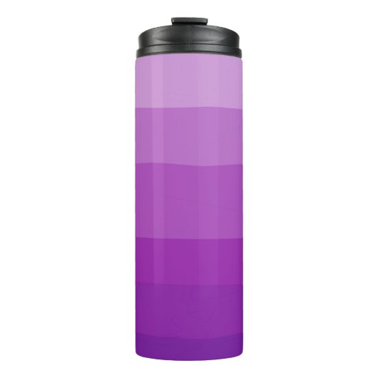 Lila Ombre Tumbler Thermosbecher (Vorderseite)