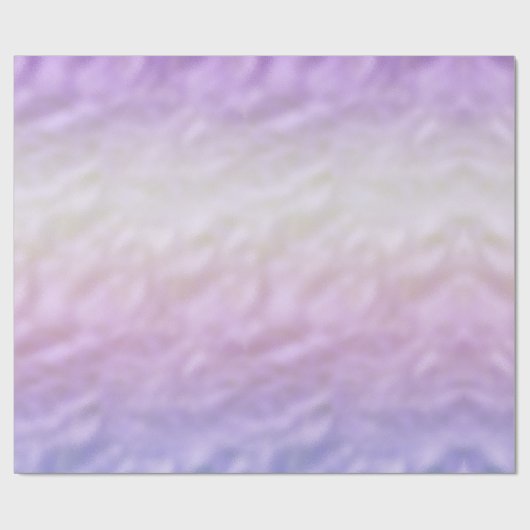 Lila Ombre Unicorn Geschenkpapier (Flach)