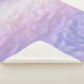Lila Ombre Unicorn Sherpadecke (3/4)
