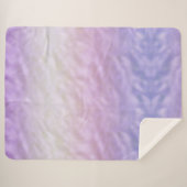 Lila Ombre Unicorn Sherpadecke (Vorderseite (Horizontal))