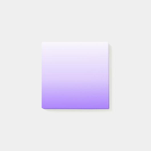 Lila Ombre-Verlauf Post-it Klebezettel (Vorderseite)