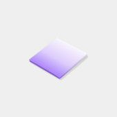 Lila Ombre-Verlauf Post-it Klebezettel (angewinkelt)