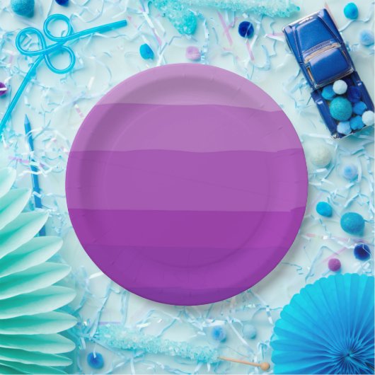 Lila Ombre-Vorlagenpapier-Teller Pappteller (Party)