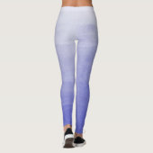 Lila Ombre Watercolor Leggings (Rückseite)