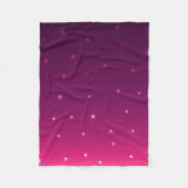 Lila Omerstars Fleecedecke (Vorderseite)