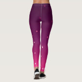 Lila Omerstars Leggings (Rückseite)
