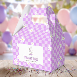 Lila One Silly Goose - Mädchen Erster Geburtstag Geschenkschachtel