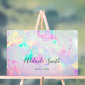 lila Opal Acrylschild (Neutral)