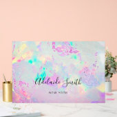 lila Opal Acrylschild (Hochzeit)