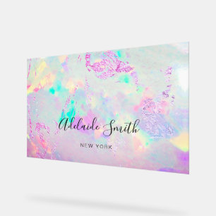 lila Opal Acrylschild