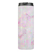 Lila-Opal-Design Thermosbecher (Rückseite)