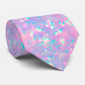 lila Opal Krawatte (Gerollt)