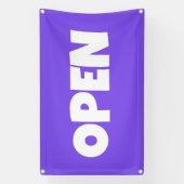 Lila OPEN Banner (Vertikal)