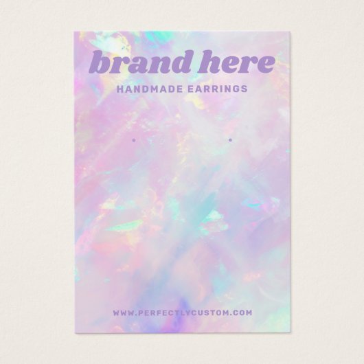 Lila Optikkarte (Vorderseite)