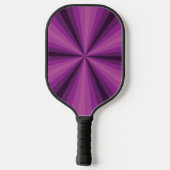 Lila optische Illusion Pickleball Schläger (Rückseite)