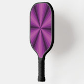Lila optische Illusion Pickleball Schläger (Links)