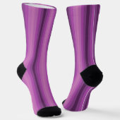 Lila optische Illusion Socken (Gewinkelt)
