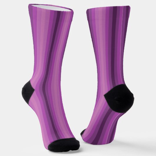 Lila optische Illusion Socken (Gewinkelt)