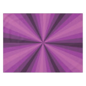 Lila optische Illusion Tischdecke (Vorderseite (Horizontal))