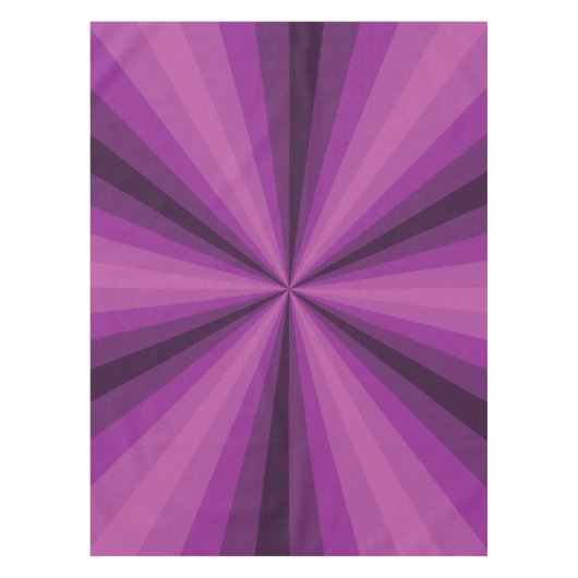 Lila optische Illusion Tischdecke (Vorderseite)