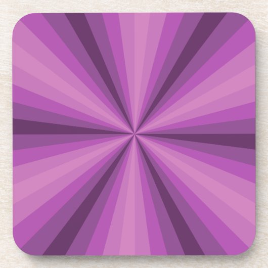 Lila optisches Illusion-Notebook Getränkeuntersetzer (Vorderseite)