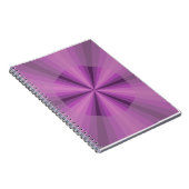Lila optisches Illusion-Notebook Notizblock (Rechte Seite)