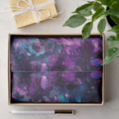 Lila optisches Wasserteppich Abstrakte Kristalle Seidenpapier (Geschenk)