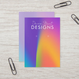 Lila Orange Earring-Display-Karte Visitenkarte