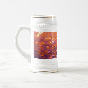 Lila Orange Glitter Hintergrund-77996 Bierglas