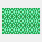 LILA ORANGE GREEN MARDI GRAS PATTERS GESCHENKPAPIER SET (Vorderseite 3)