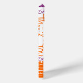 Lila Orange Multilingual Typografy Vielen Dank Case-Mate iPhone Hülle (Rückseite / Rechts)