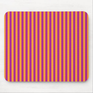 Lila Orange Streifen Nahtloses Muster Mousepad