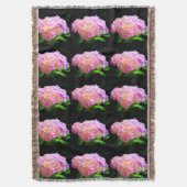 Lila-orangefarbene Hydrangeas Decke (Vorderseite Vertikal)