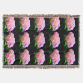 Lila-orangefarbene Hydrangeas Decke (Vorderseite)