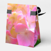 Lila-orangefarbene Hydrangeas Geschenkschachtel (Rückseite)