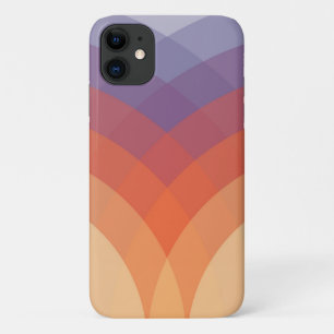 Lila, orangefarbene und blaue pastellfarbene Bögen Case-Mate iPhone Hülle