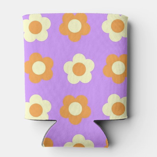 Lila Orangefarbener Chic Drink Sommer Dosenkühler (Rückseite)