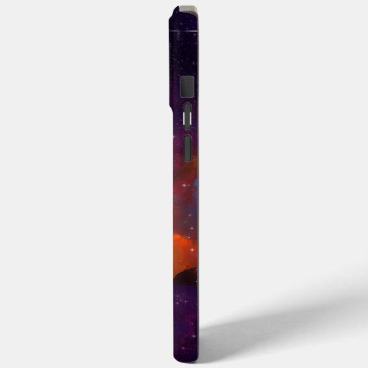 Lila Orangennebel Inspiration Case-Mate iPhone Hülle (Rückseite / Links)