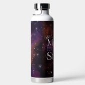 Lila Orangennebel Inspiration Trinkflasche (Rechts)