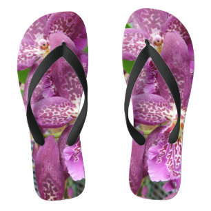 Lila Orchid Badesandalen