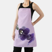Lila Orchid-Blume, All-Over-Print-Schürze Schürze (InSitu)