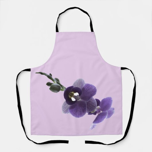 Lila Orchid-Blume, All-Over-Print-Schürze Schürze (Vorderseite)
