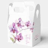 Lila Orchid-Blume Blossom Geburtstag Geschenkschachtel (Geöffnet)